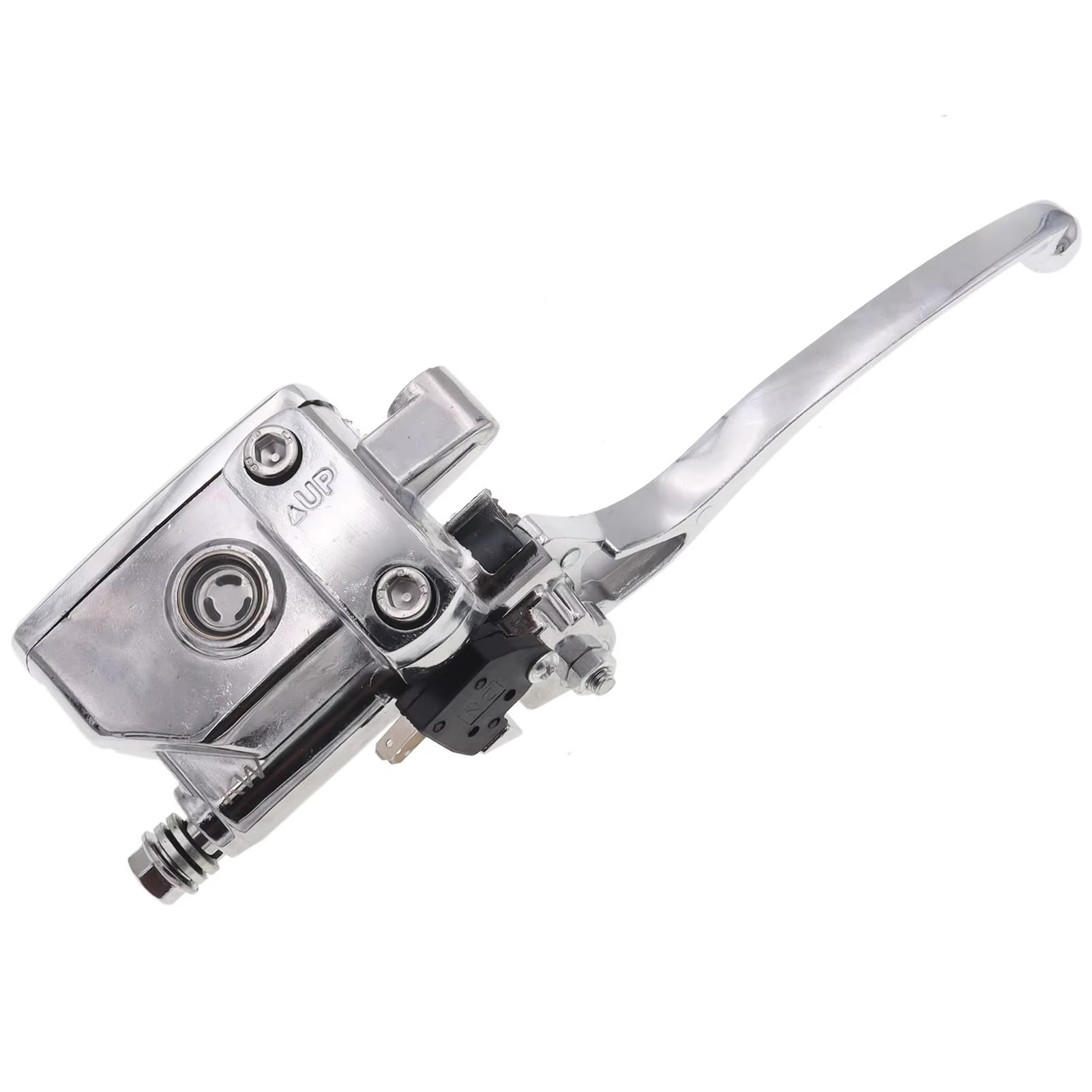 Leva Frizione Freno Moto Per CB400SF Per CB250 Dirt Pit Bike 1 Pezzo 25mm Destra Pompa Freno Cilindro Maestro Lato Con Filo Specchio Freno Frizione Leva