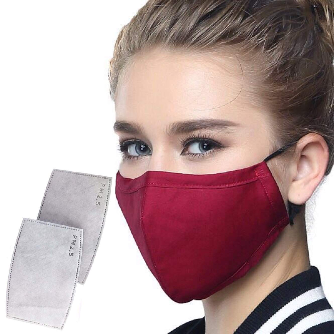 Masks for children and adults-ideal (1 pack 2 filters), dusty environment and other environments that require respiratory protection,Protect your health