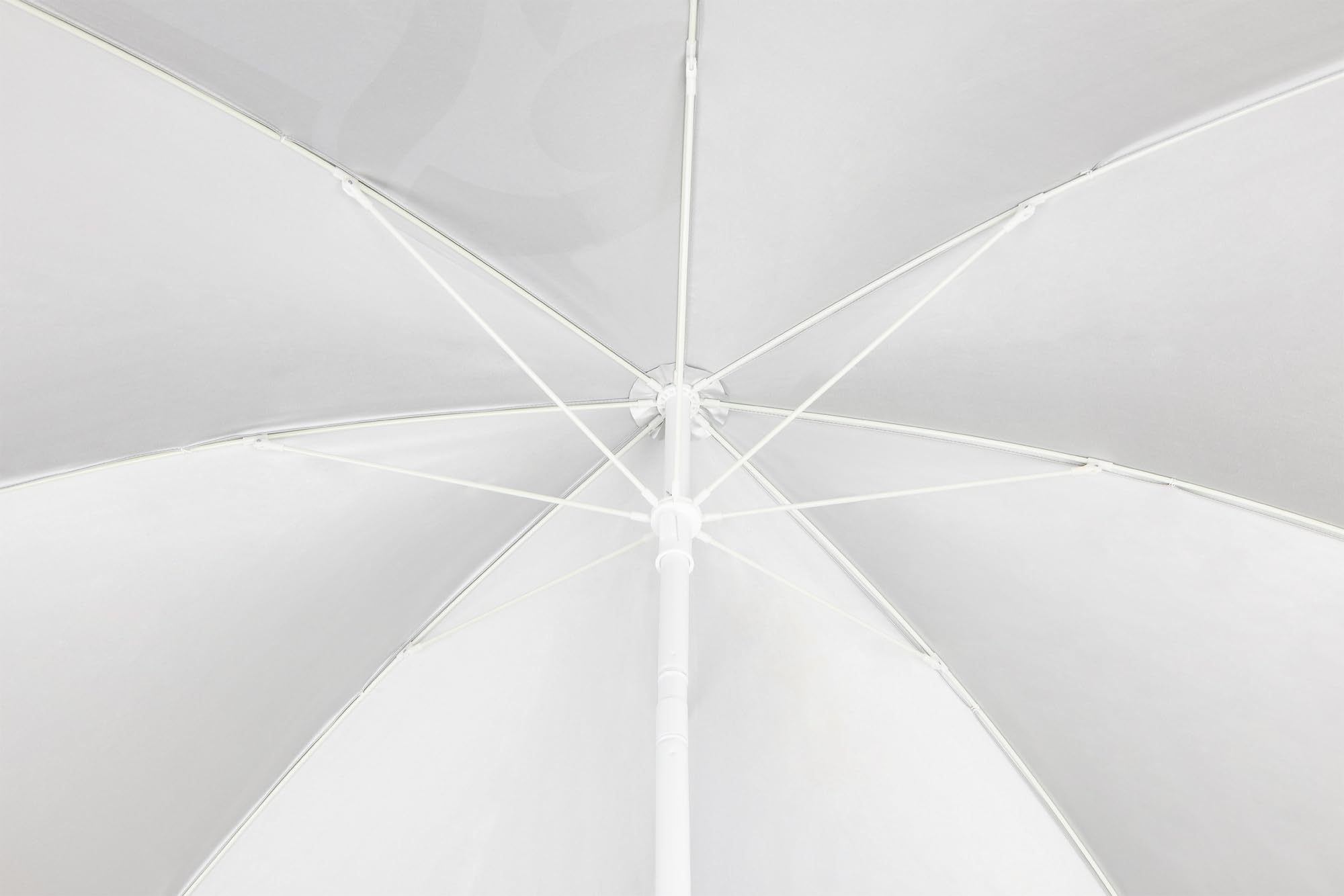 Cressi Sunshell Pro Umbrella - Parasol d'Extérieur Léger et Portable, Réglable et Inclinable pour se Protéger du Soleil et des Intempéries, Bleu/Blanc/Noir, Ø 220cm, Unisex