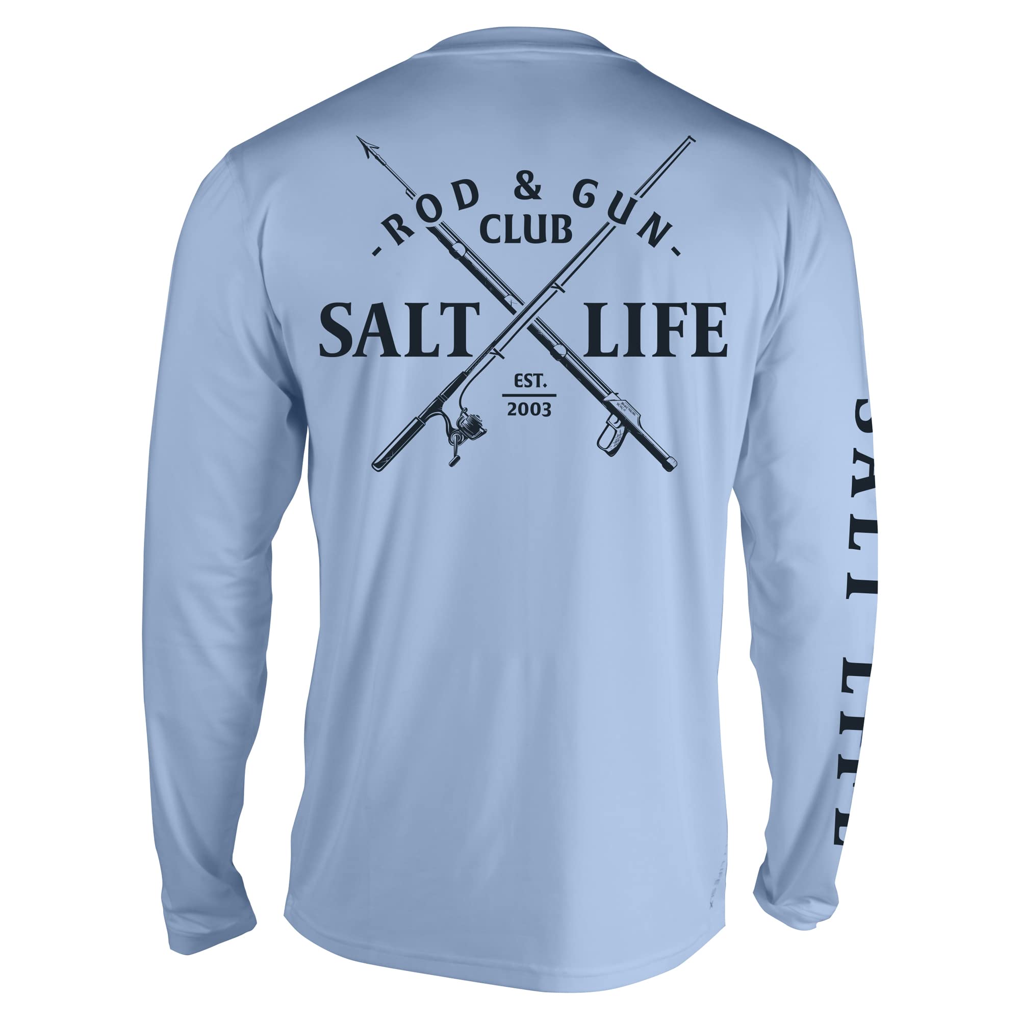 Salt LifeMen's Rod and Gun Club Long Sleeve Lightweight Nanotex Performance Shirt