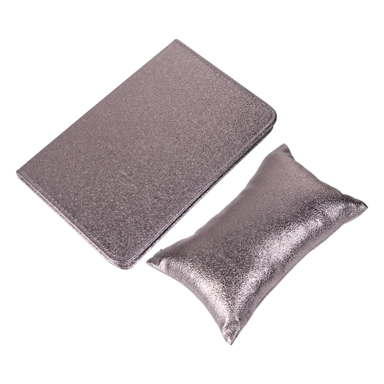 LIFKOME 2pcs Pu Leather Nail Hand Rest Pad Cushion Foldable Manicure Hand Pillow Armrest Pads Accessory