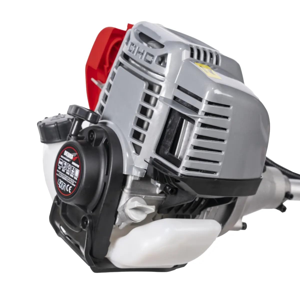 Desbrozadora Térmica 4 Tiempos 0,9 KW 35,8 CC Ancho de Corte 43 cm, Silencioso y Económico, Corte de Hierba Alta y Browser, Motor 4T sin Mezcla, Jardín Terreno Exigeant