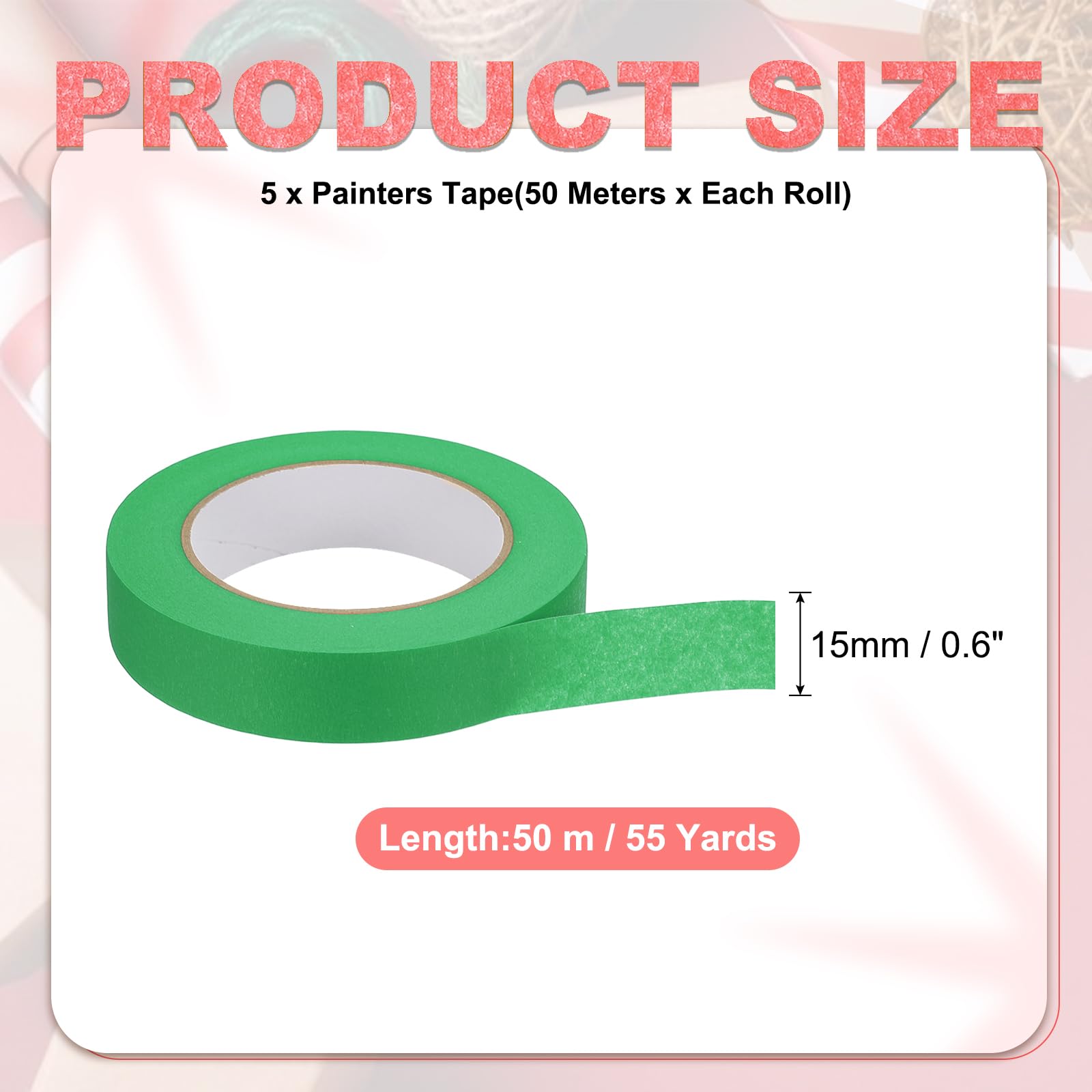 PATIKIL 275Yards x 1 inch Painters Tape - Image 2