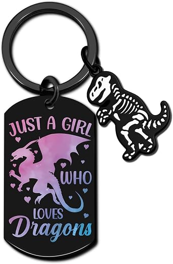 Dragon Keychain Dragon Gifts For Girls Women Graduation Birthday Christmas Gifts For Daughter Friend Sister Animal Lovers Toothless Keychain