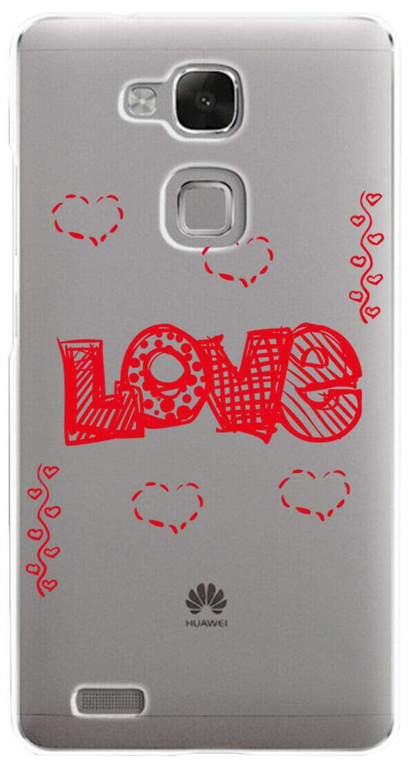 Mixroom Cover Custodia In TPU Silicone Morbido Per Huawei Ascend Mate 7 - Fantasia Farfalle Dorate U917 - 2