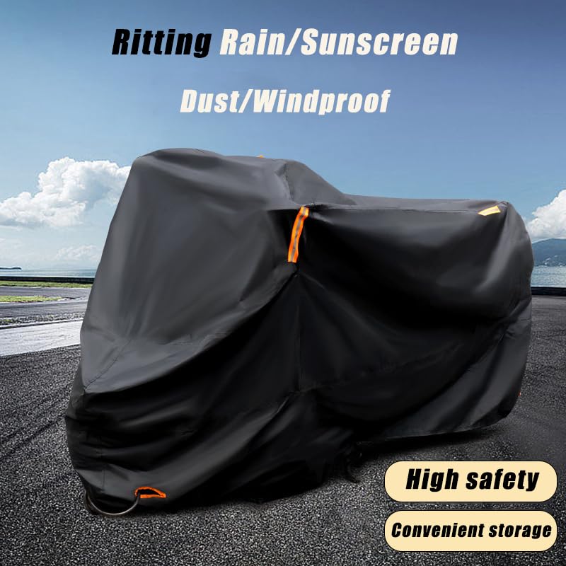 Housse Moto étanche Pour Honda Goldwing 1800 – Tissu Polyester 190T, Trou Antivol, Protection 4 Saisons