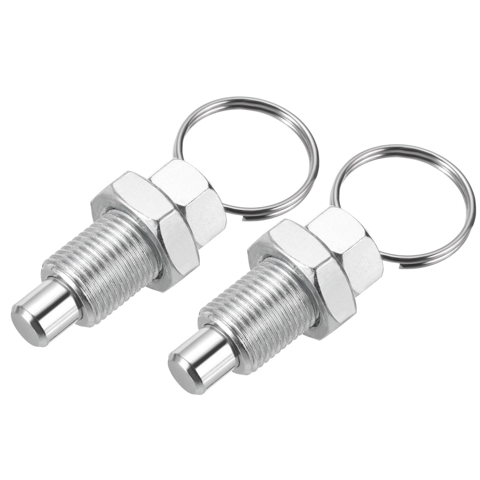 PATIKIL 2 Pcs Spring Plunger with Pull Ring