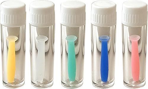 Miniatura 7 de Herramienta de inserción de lentes de contacto de silicona suave, removedor de émbolo fácil, lentes suaves y duras, suministros de herramientas