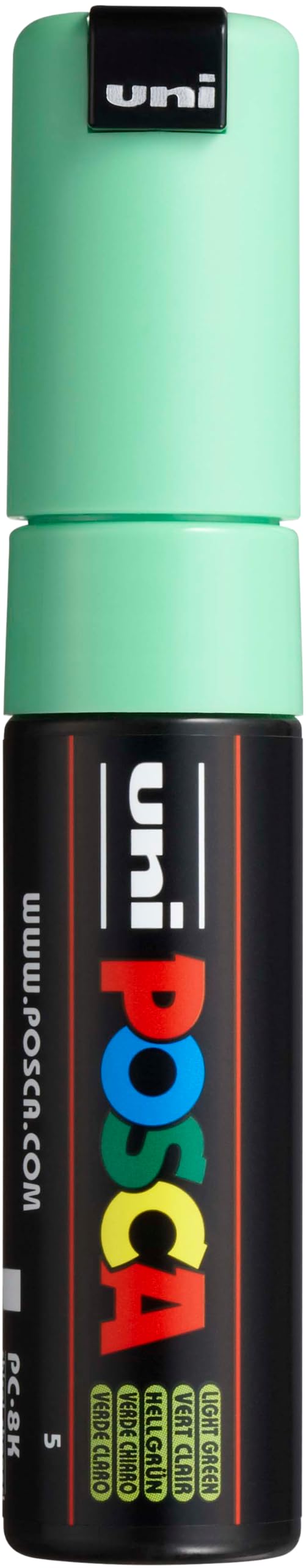 Uni-Ball Light Green Posca Broad Chisel Tip Marker