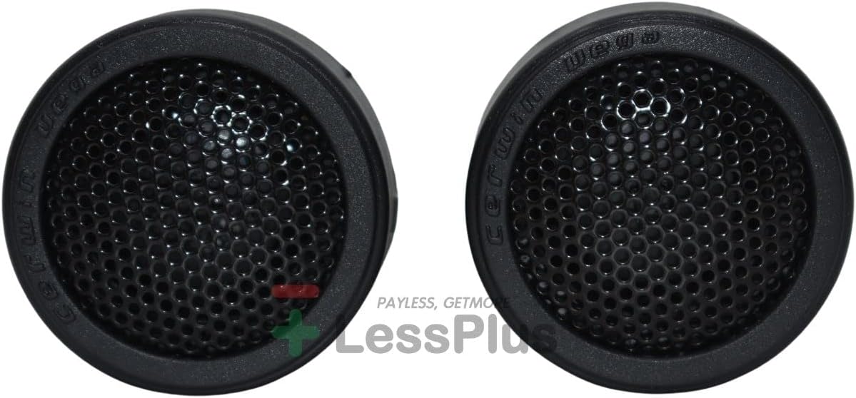 Cerwin Vega XED1T 1" 4Ω 60W-100W RMS Max Dome Tweeter Add-On Kit (Pair)