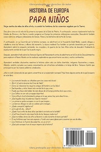 Historia de Europa para niños Vol. 1: Una guía fascinante de la historia de Europa desde la prehisto