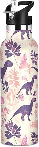 Miniatura 19 de Camouflage Gold Leakproof and BPA Free Reusable Water Bottle with Straw Lid Double-Wall Vacuum Insulation for Gym Sports