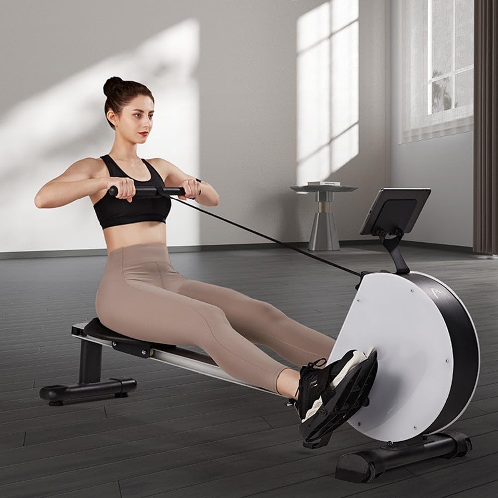 Vogatore Domestico Impermeabile, Vogatore Magnetico per Palestra Domestica, Display LCD per Monitorare Tempo, Distanza, Calorie