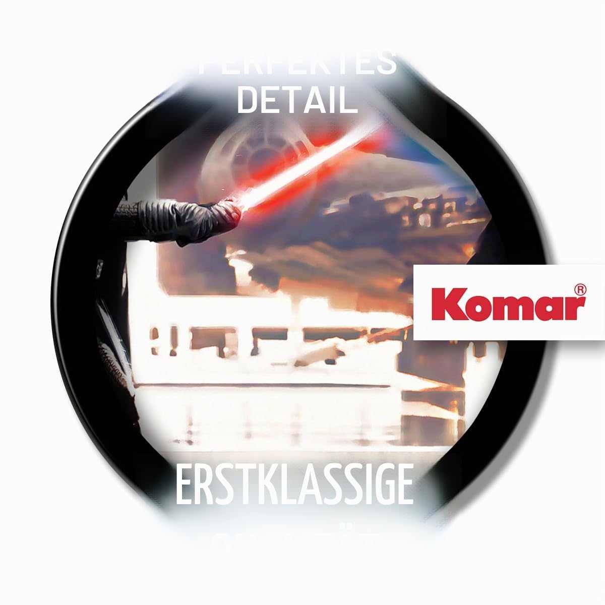 Komar Star Wars Vlies Fototapete VADER VS. KENOBI | 300x200cm | Tapete, Wand Dekoration, Lichtschwerter | 007-DVD3