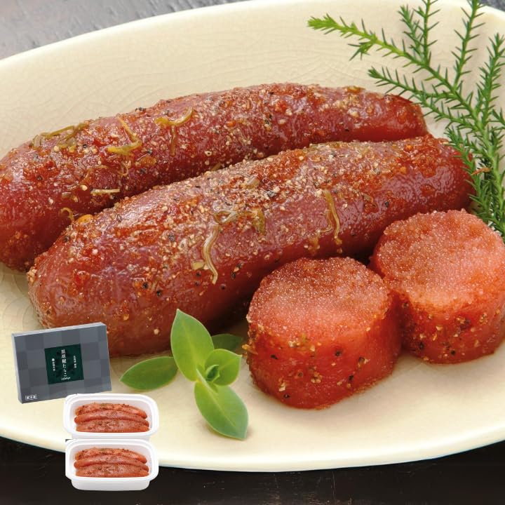 丸鮮道場水産×脇屋友詞シェフ 黒胡椒たらこ 北海道 噴火湾産｜ 中華 北海道産 国産 高級 お中元 ギフト 高級