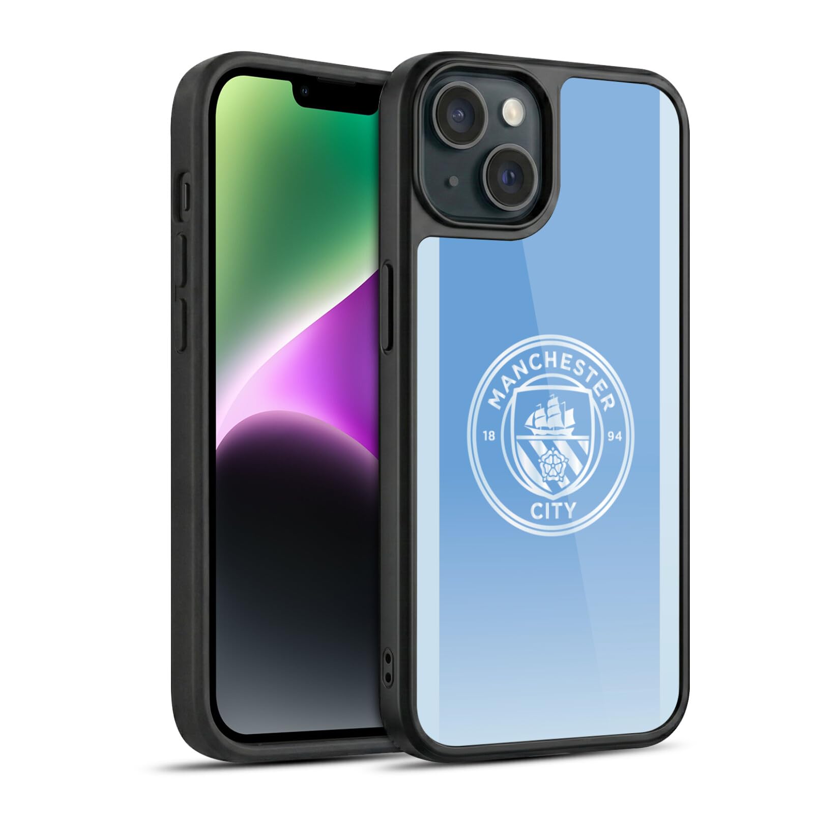 Coque Man City FC iPhone 14 évitez les rayures et casses d'écran - 8