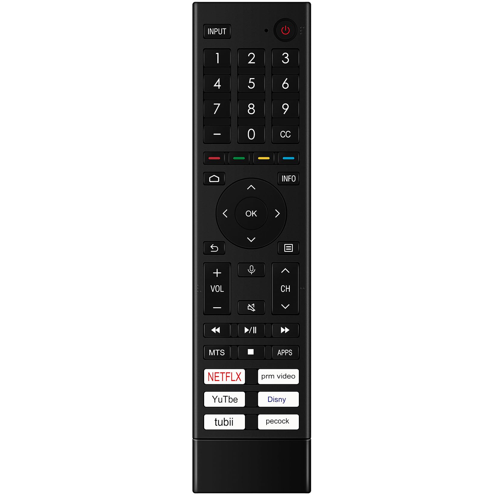 Hisense テレビリモコン Netflix専用ボタン付き32V Hisense テレビリモコン Netflix専用ボタン付き32V テレビリモコン