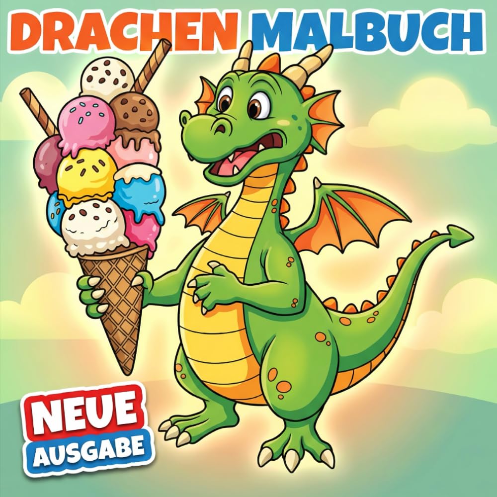 Drachen Malbuch für Kinder: Über 50 Einfache, Hochwertige Ausmalbilder Ab 6 Jahren, Als Geschenkidee Zu Geburtstagen Und Weihnachten, Beliebt Bei Teens