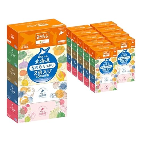 エリエール 北海道ティシュー 300組 5箱×10パック 計50箱 なまらたっぷり 大容量 最短 10日以内 ボックスティシュー 箱ティッシュ まとめ買い ペーパー 紙 防災 常備品 消耗品 備蓄 日用品 生活必需品 北海道 赤平市 2025_CP