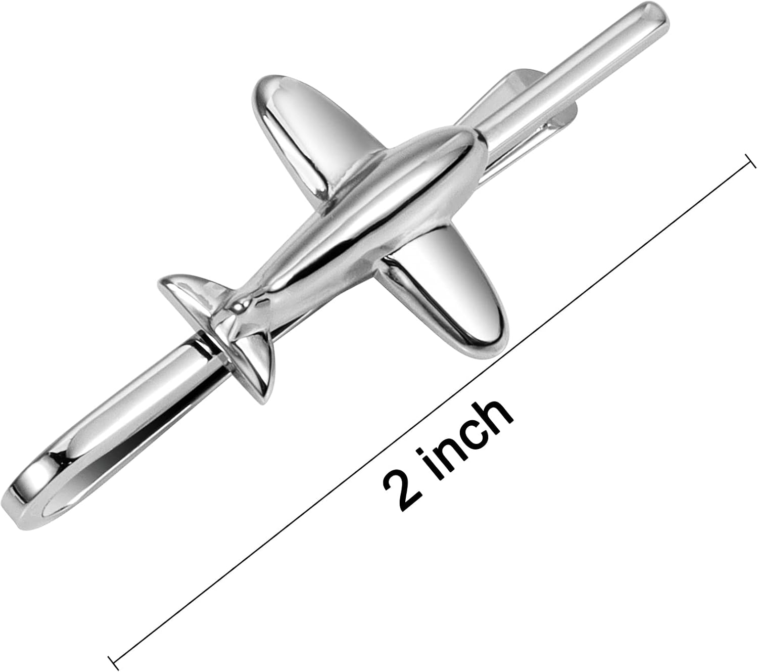 HAWSON 2 inch Tie Clip for Men-Novelty Sport Necktie Bar Clip,Tie Pin,Special Interesting Gift for Men image 3