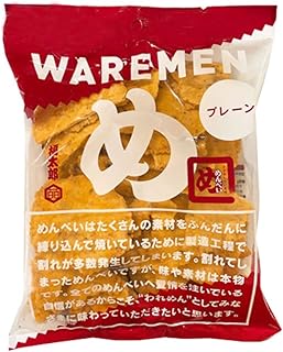 福太郎 めんべい プレーン お徳用 200g われせん アウトレット (1袋)