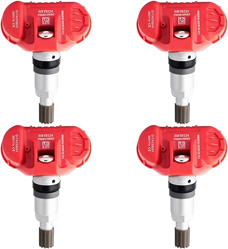 LQQDP 4 sensores de presión de neumáticos TPMS de 433 MHz compatibles con Enclave Lacrosse Regal Sportback CT6 XT4 XT5 XT6 Blazer Camaro Cruze
