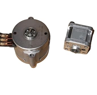 Hydraulic Gear Pump DIY Mini Gear High Pressure Oil Pump Excavator Model Hydraulic Pump Miniature Metal Gear PumpSingle Motor