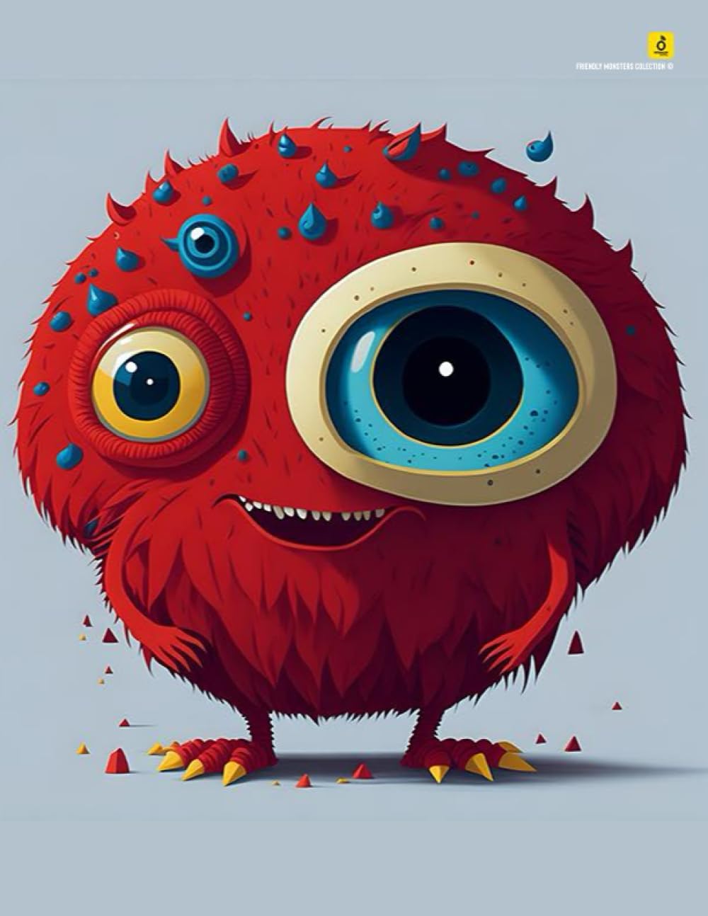 Friendly monster notebook 121 cadeau anniversaire original enfant