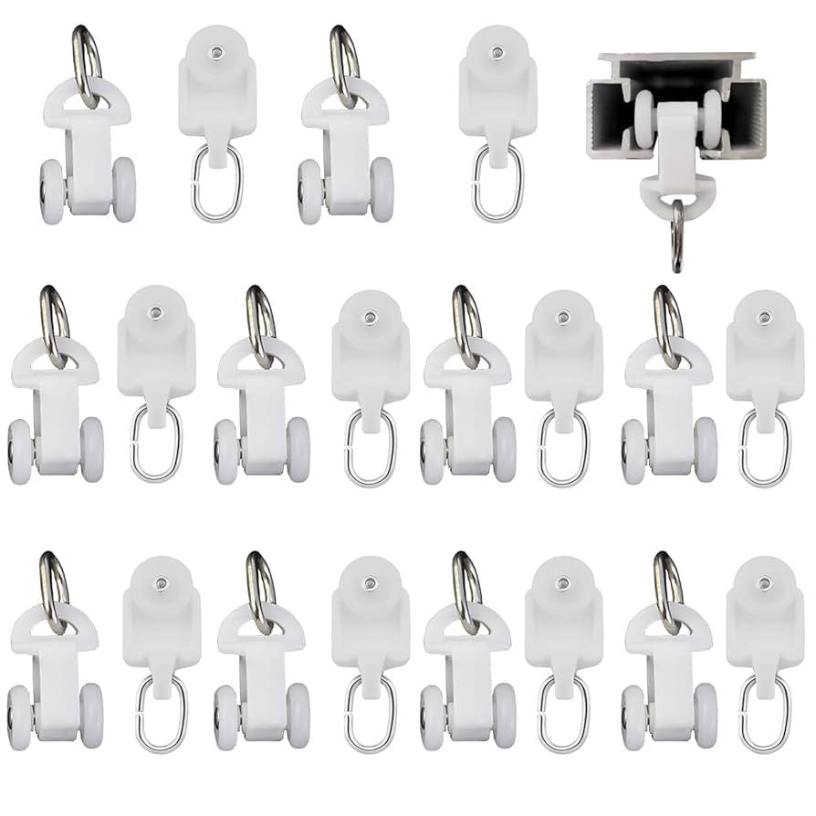 【カーテンレール】フック Amazon.co.jp: FuoooooGui(ふうぐい)静音カーテンランナー