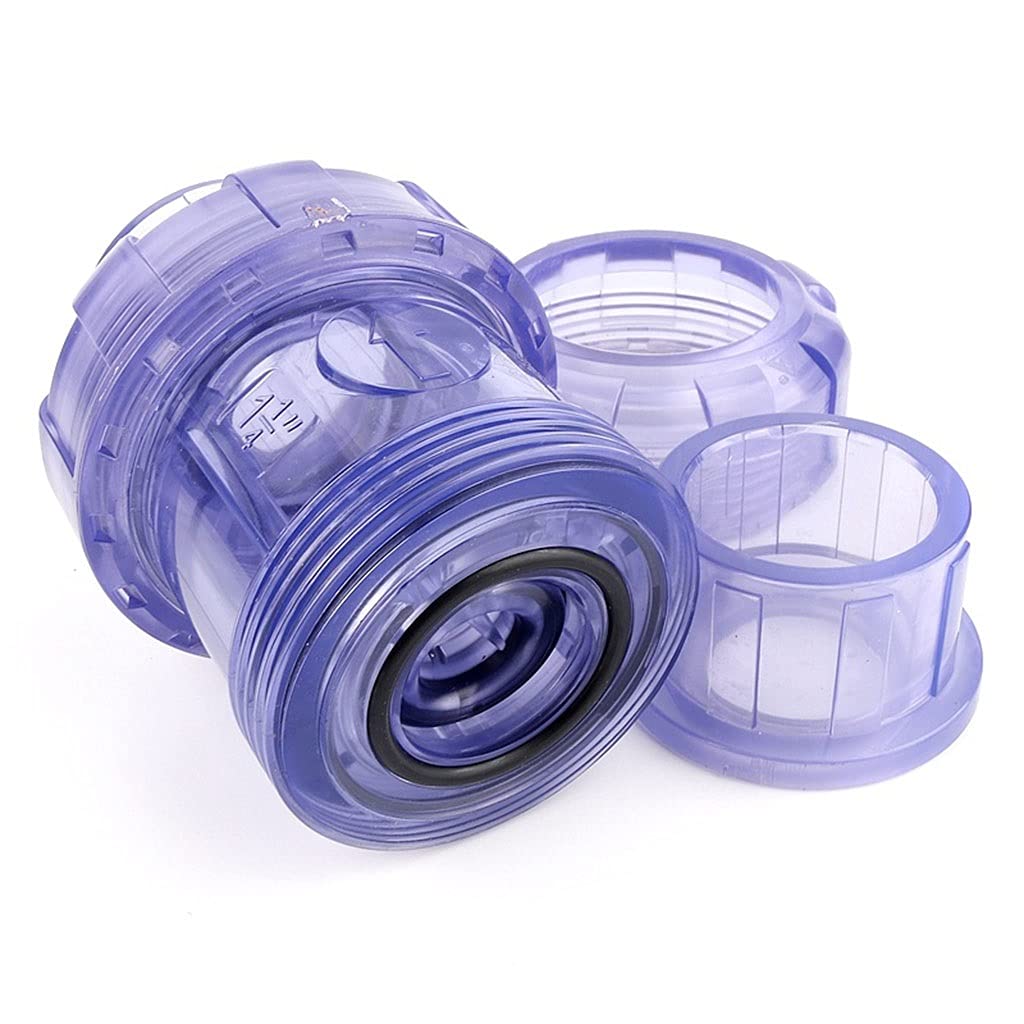 1 Stücke 20mm ~ 63mm UPVC. Rückschlagventil, Transparent PVC Rohrarmaturen Gartenbewässerungssystem Aquarium, Für Non Return-Anschlüsse (Size : Inner Diameter 40mm)