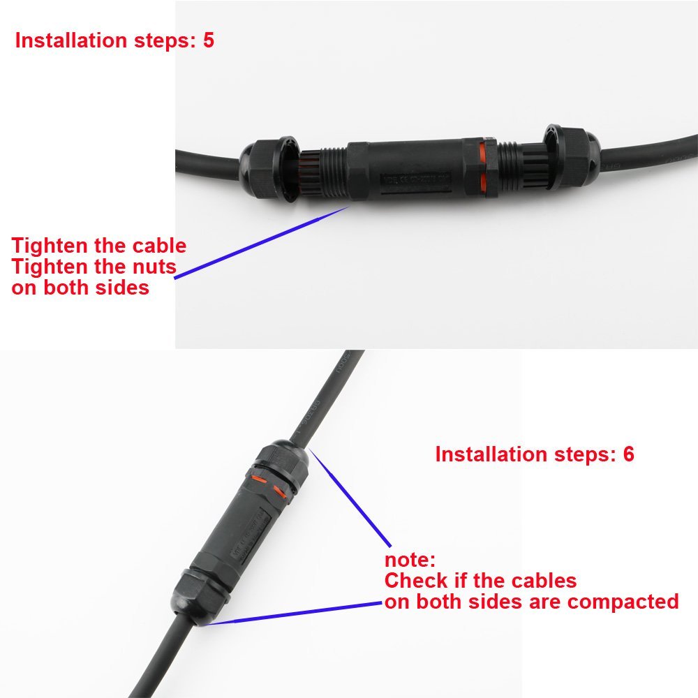 Scatola Di Giunzione Esterna IP68 Impermeabile - 3 Vie, Per Cavi 6-11 Mm, Con Attacco Rapido M25 (2 Pezzi) - Foto 10