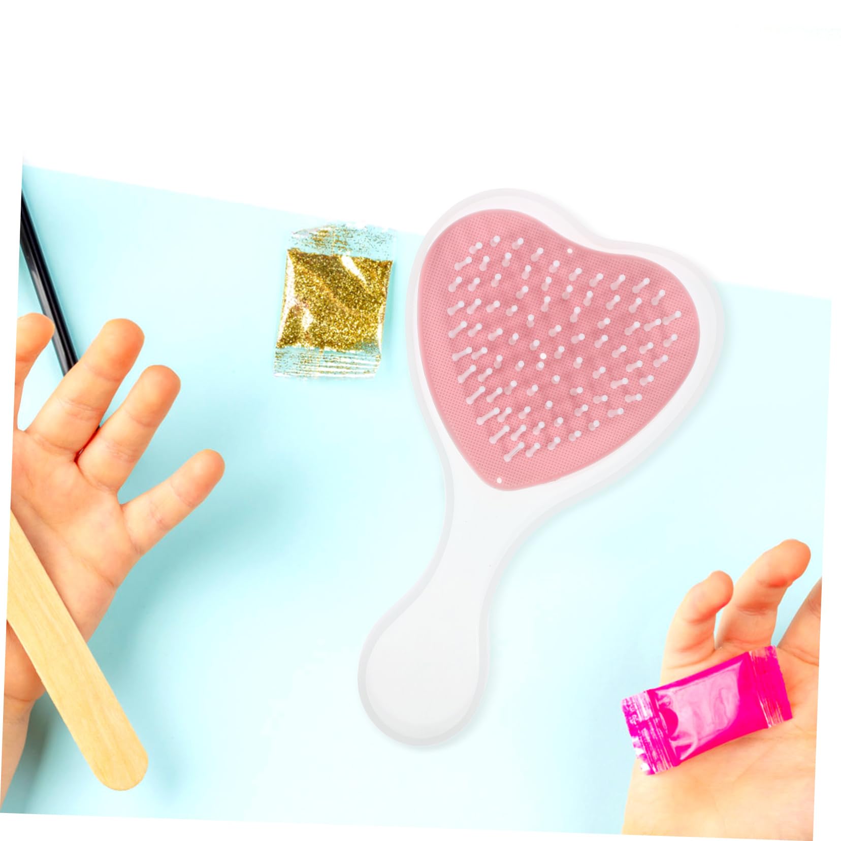 5juegos Molde De Silicona Para Peine Kit De Herramientas De Epoxy Flexible y Resistente Desgarros Para Manualidades y Creaciones Artesanales
