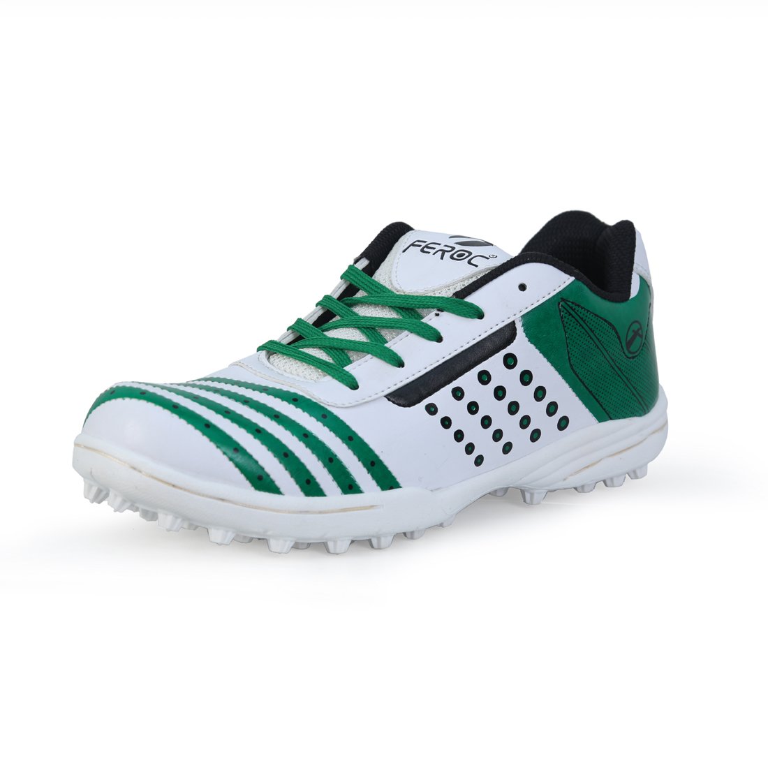 FEROC Turbo White Green Mens Cricket Shoes (6 UK) (B06WVG1KP4) Amazon Price History, Amazon Price Tracker