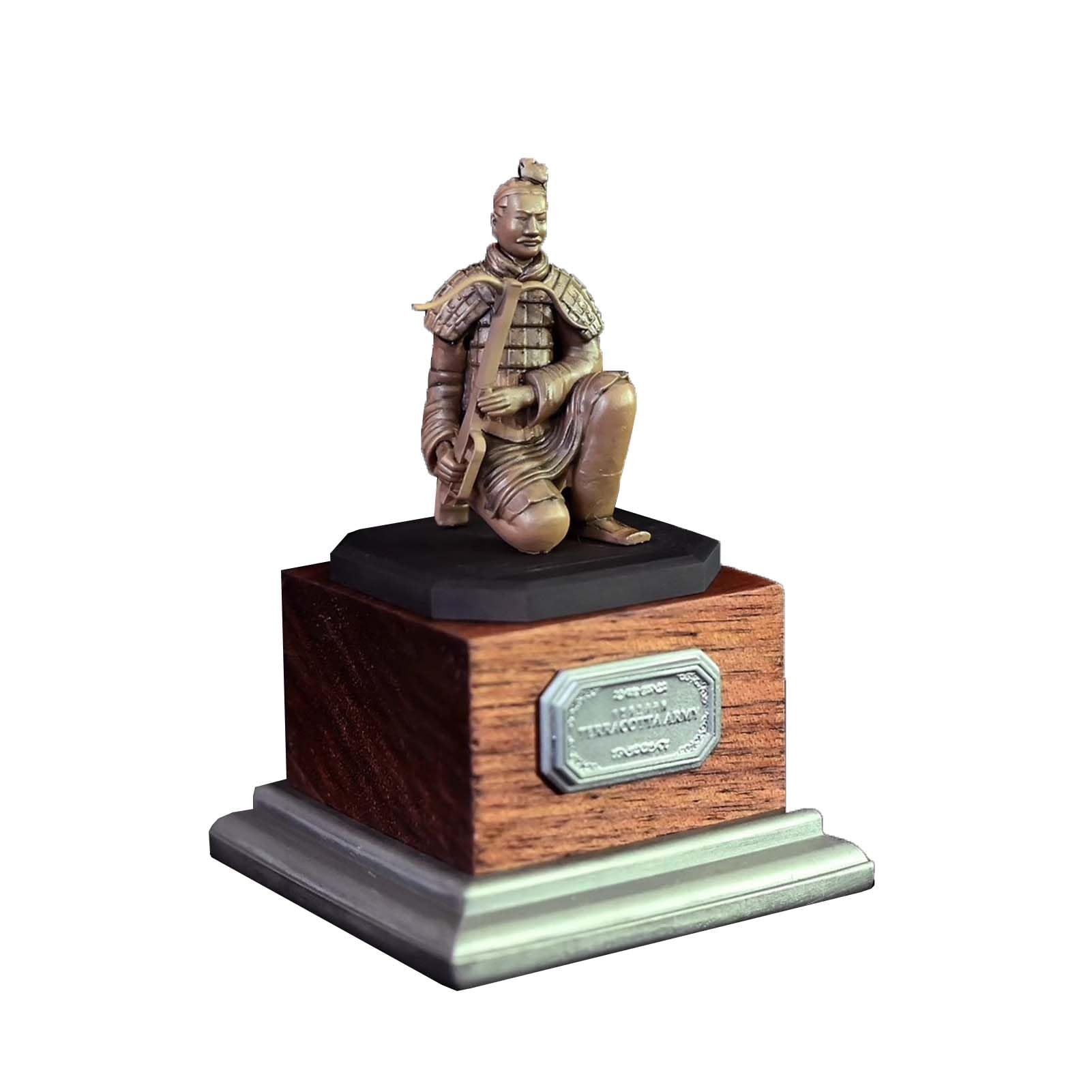 Koliyn Qin Shihuang Terra-Cotta Army Office Desktop Decoration, Features Resin Terra-Cotta Army Decoration Handicraft