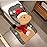HESHIFENG. party & accessories Christmas Snowman Santa Deer Toilet Seat Cover and Rug Set Red Christmas Decorations Bathroom (Deer)