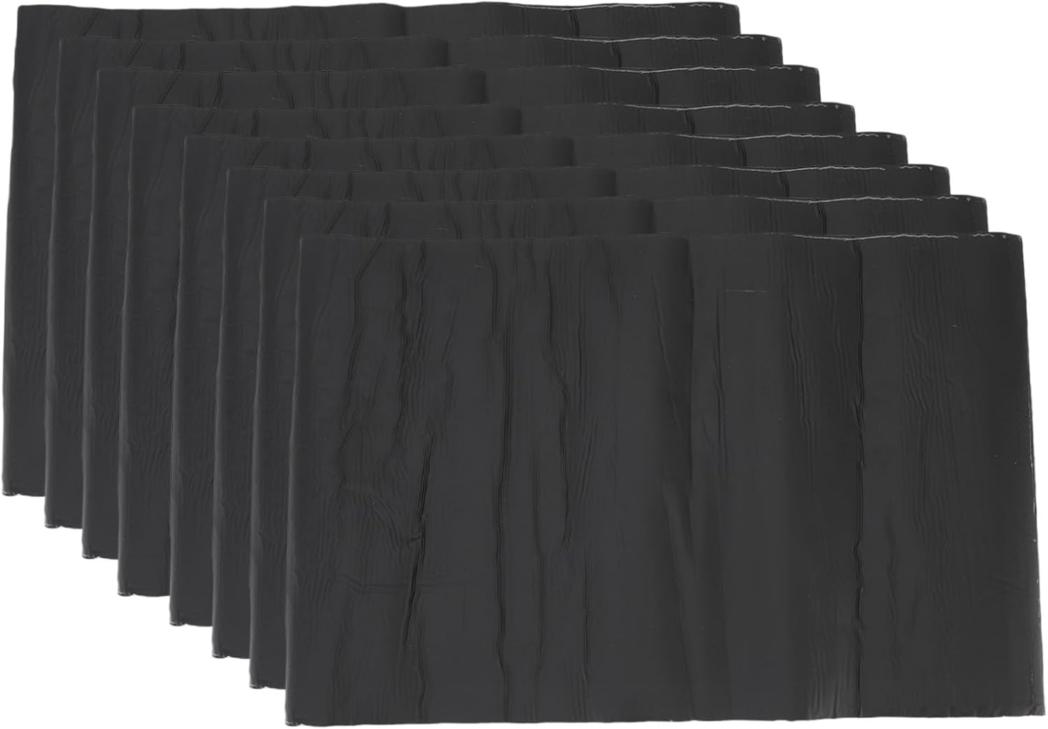 GOTOTOP 8 Pcs Fence Post Waterproofing Protection 16.7 x 10.4 Inch Wood Post Sleeve for 3-5 Inch Square Round Posts with Self Adhesive PVC Tape