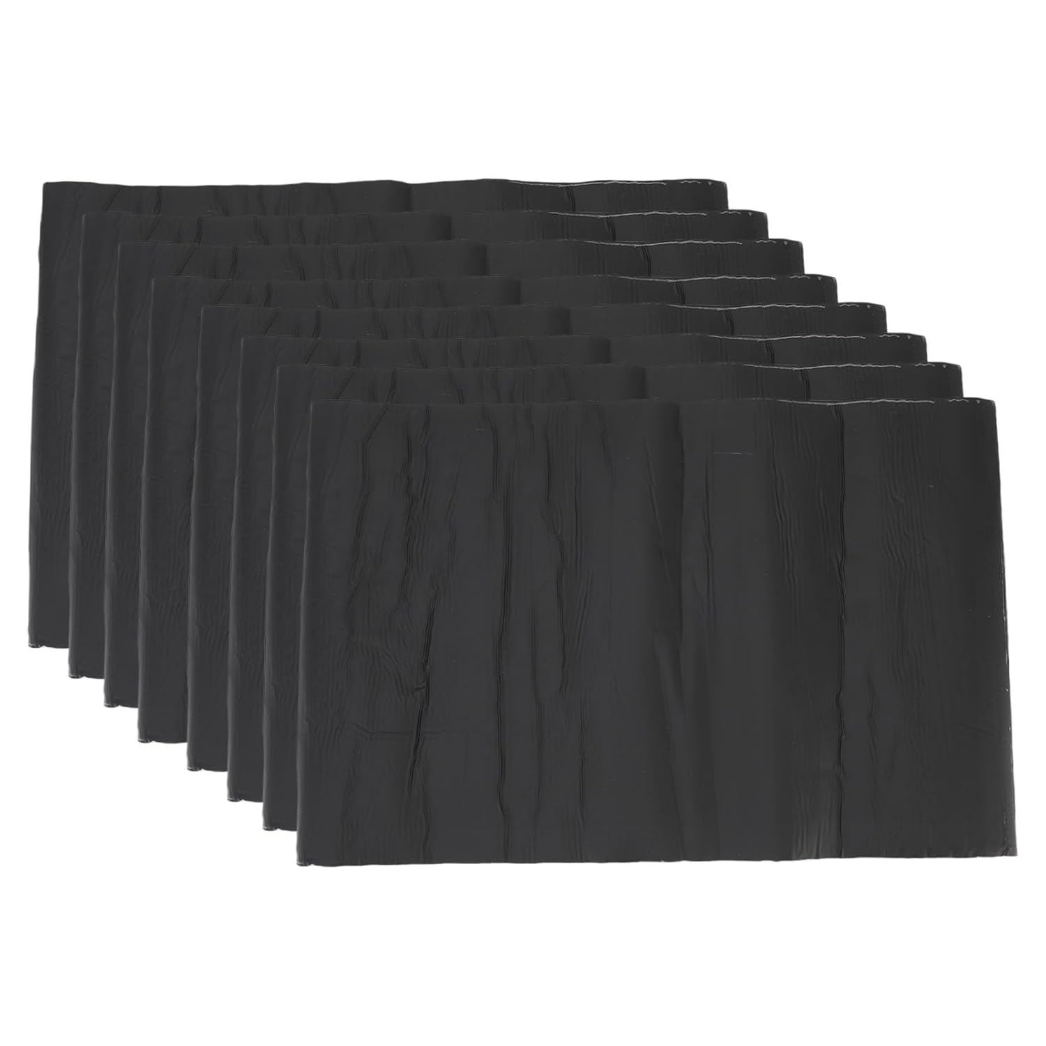 8 Pcs Fence Post Sleeve, Fence Post Protection, PVC Water Proof Self Adhesive Wood Post Protector Wrap for 3-5 Inch Square and Round Posts