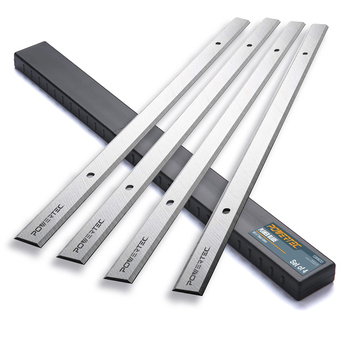 POWERTEC 13 Inch Planer Blades for Ryobi AP1300 Planer, Replacement for 6660664, 290202-000 Planer Knives, Set of 4 (12806DD)