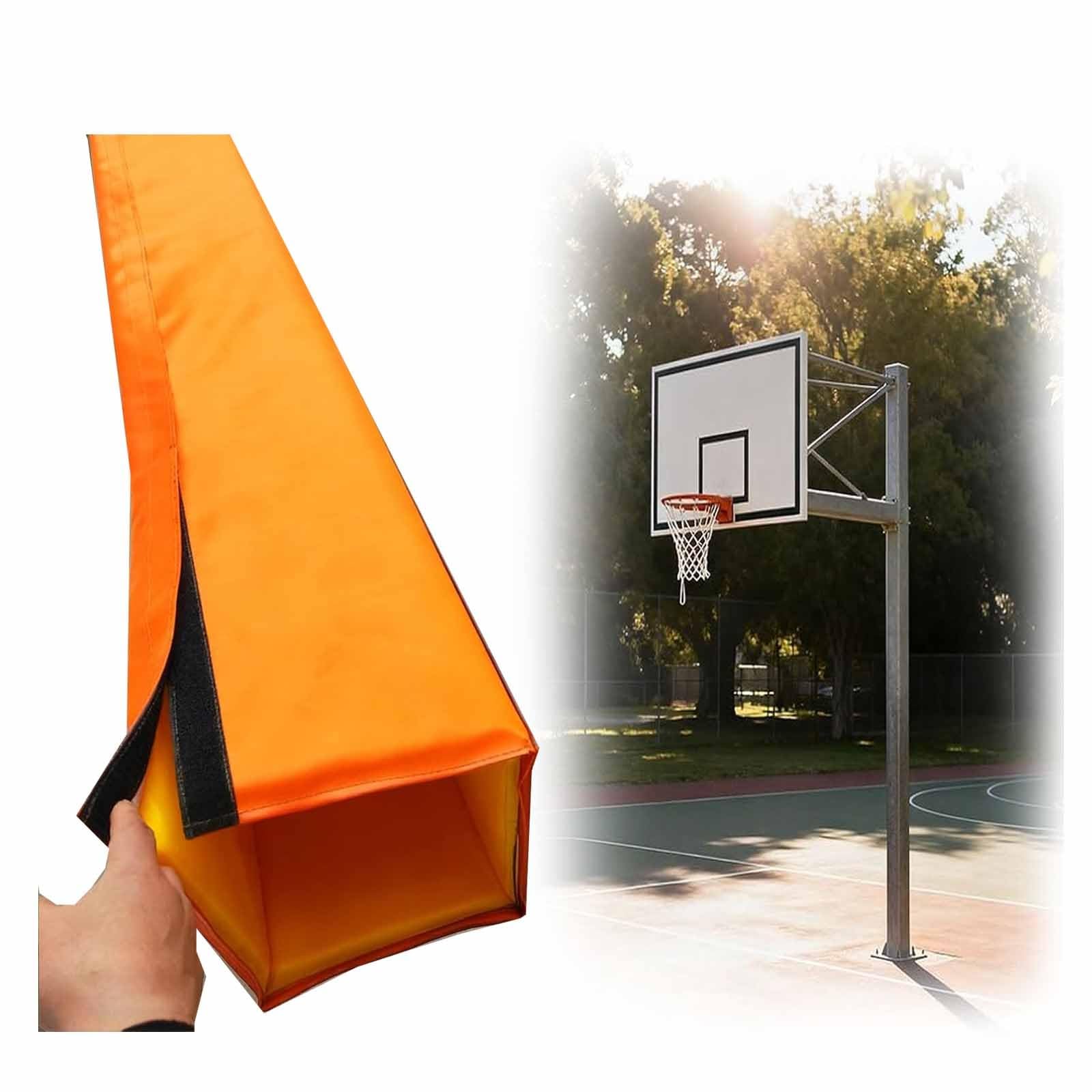 Housse de protection carrée de 1,2 m pour poteau de garage et aire de jeux