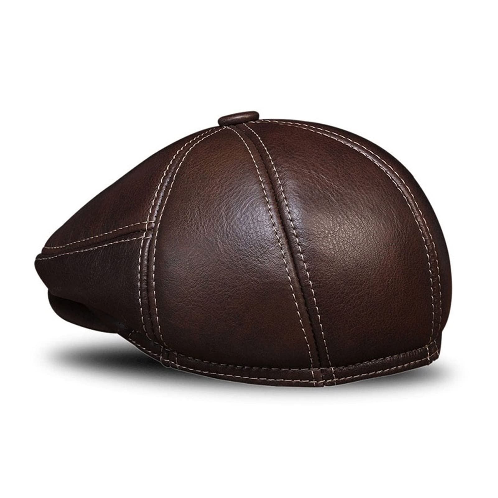 Design Męska skórzana czapka/Newsboy/Beret/Cabbie Hat