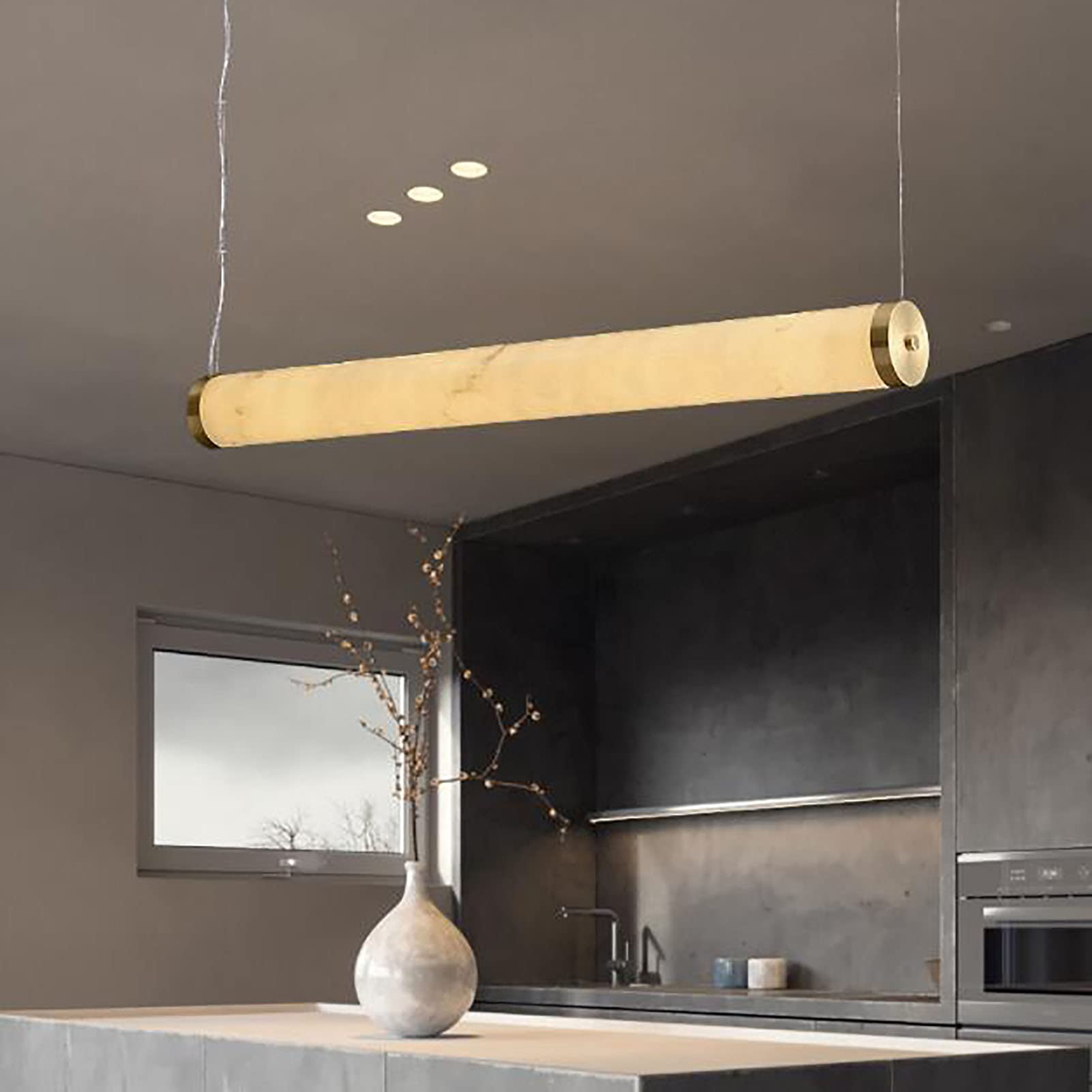 Persönlichkeit Esstisch Bar Kronleuchter,Led Nordic Leichter Luxus Alle Kupfer Kronleuchter,Bereitstellen-modernen Kreativ Esszimmer Kronleuchter-Kupfer 90 * 8cm