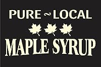 Vista 3 de Plantillas de Joanie Sirope de arce Puro Local Hojas de Vermont Granja Mercado de Agricultores DIY Manualidades