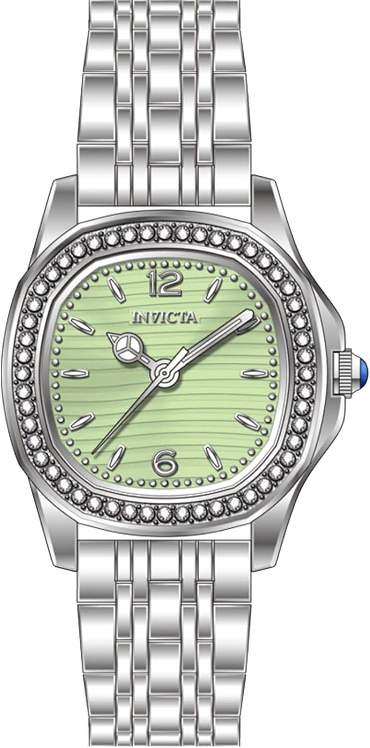 Invicta Women's 69389 Wildflower Quartz PC21S Green Dial Watch