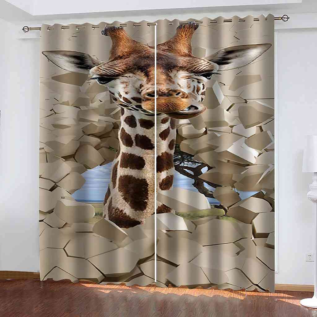 Rideaux occultants enfant tissu premium épais motifs 3D durables