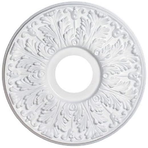 Westinghouse 7702800 15-1/2-Inch Victorian White Finish Ceiling Medallion