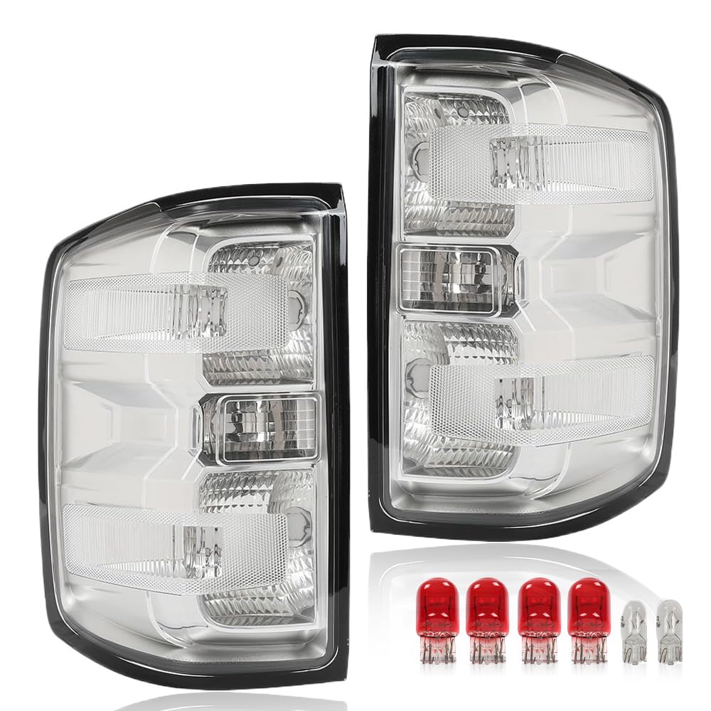 GRAND ORANGE Rear Tail Lights for Chevy Silverado