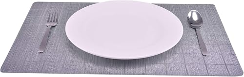 Miniatura 3 de Decozen Juego de 8 manteles individuales para mesa de centro de comedor, resistentes a los arañazos, a las manchas de calor, antideslizantes, para