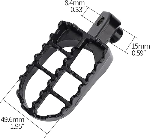 Vista 14 de Wingsmoto reposapiés para moto enduro 50 70 90 110 125cc Taotao SSR