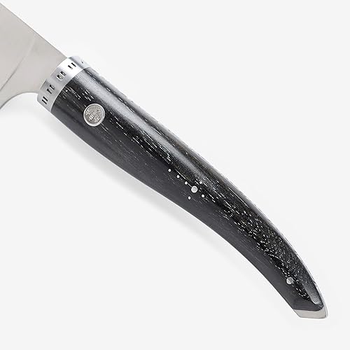 Miniatura 2 de Laguiole en Aubrac Cuisine Gourmet Acero inoxidable totalmente forjado fabricado en Francia Cuchillo de chef con mango de madera de ébano, 7