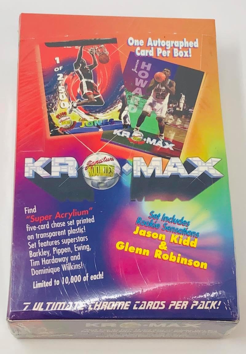 1994 Kromax Signature Rookies Basketball box
